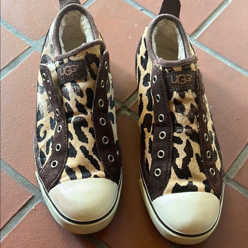 UGG Laela Leopard Sneakers